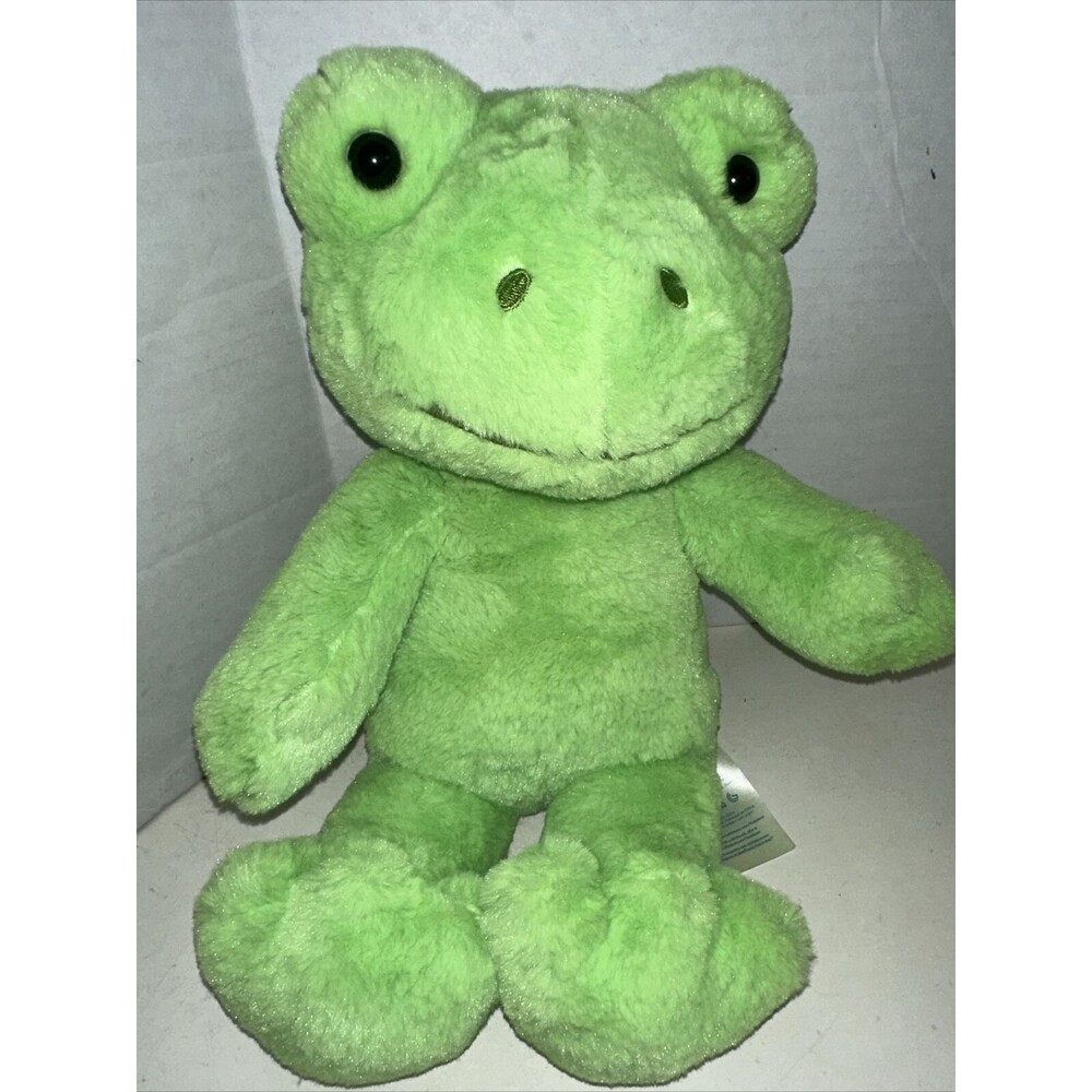 Build A Bear Spring Exclusive Green Frog Plush 16” EUC! Mm83